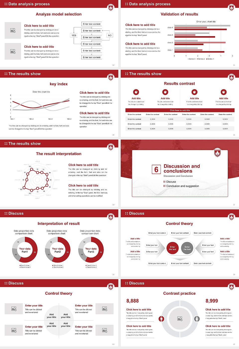 University of Fredericton Graduation Thesis Defense PPT Template16:9 ratio PPT effect preview image5