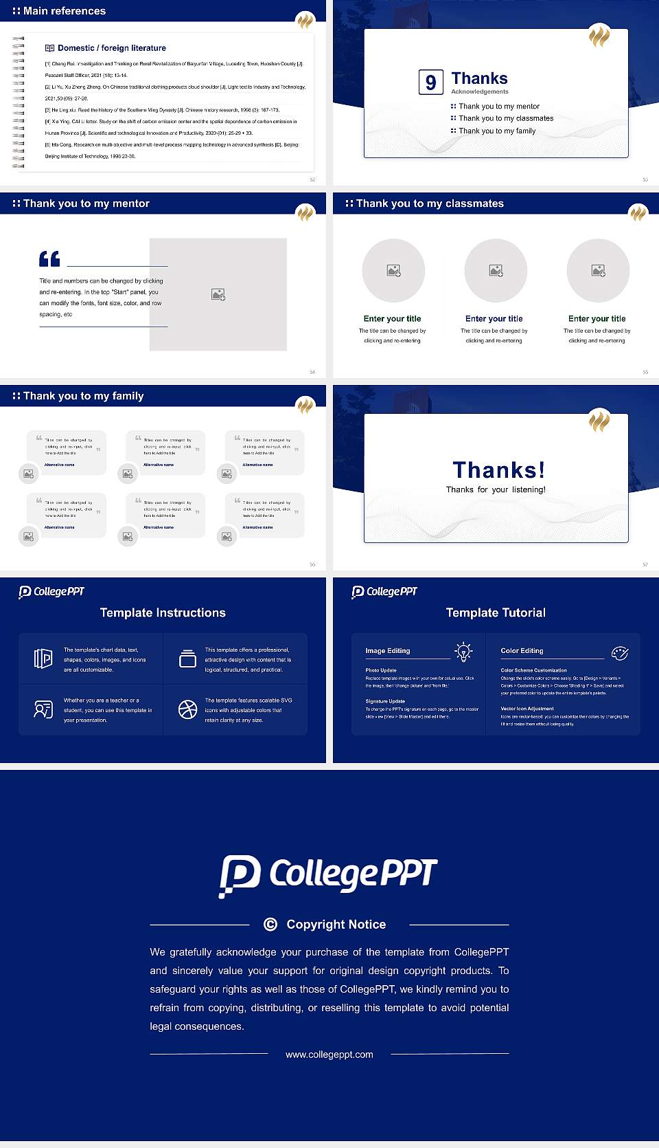 Trinity Western University Graduation Thesis Defense PPT Template16:9 ratio PPT effect preview image7
