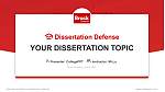 Brock University Graduation Thesis Defense PPT Template
