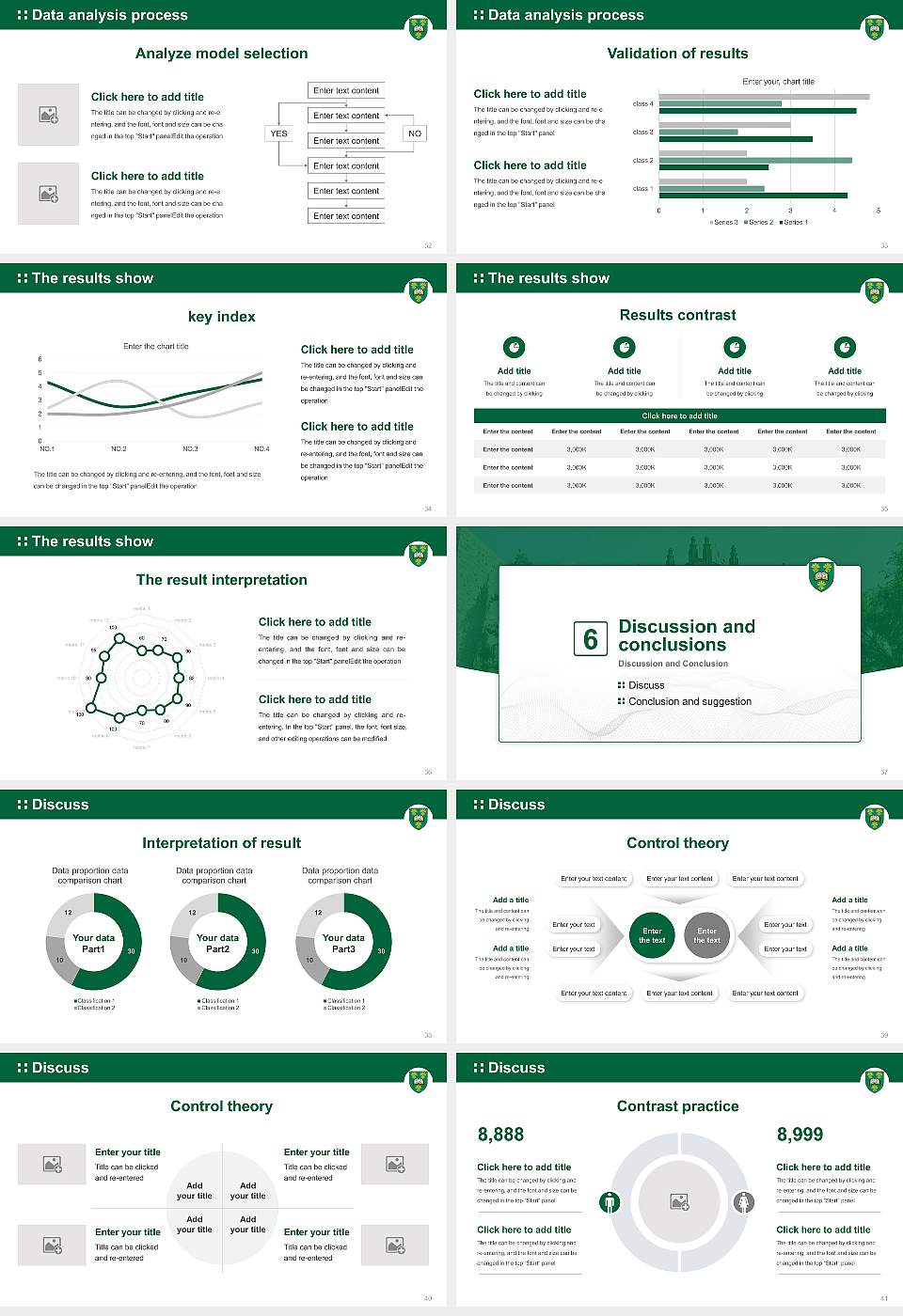 University of Saskatchewan Graduation Thesis Defense PPT Template16:9 ratio PPT effect preview image5