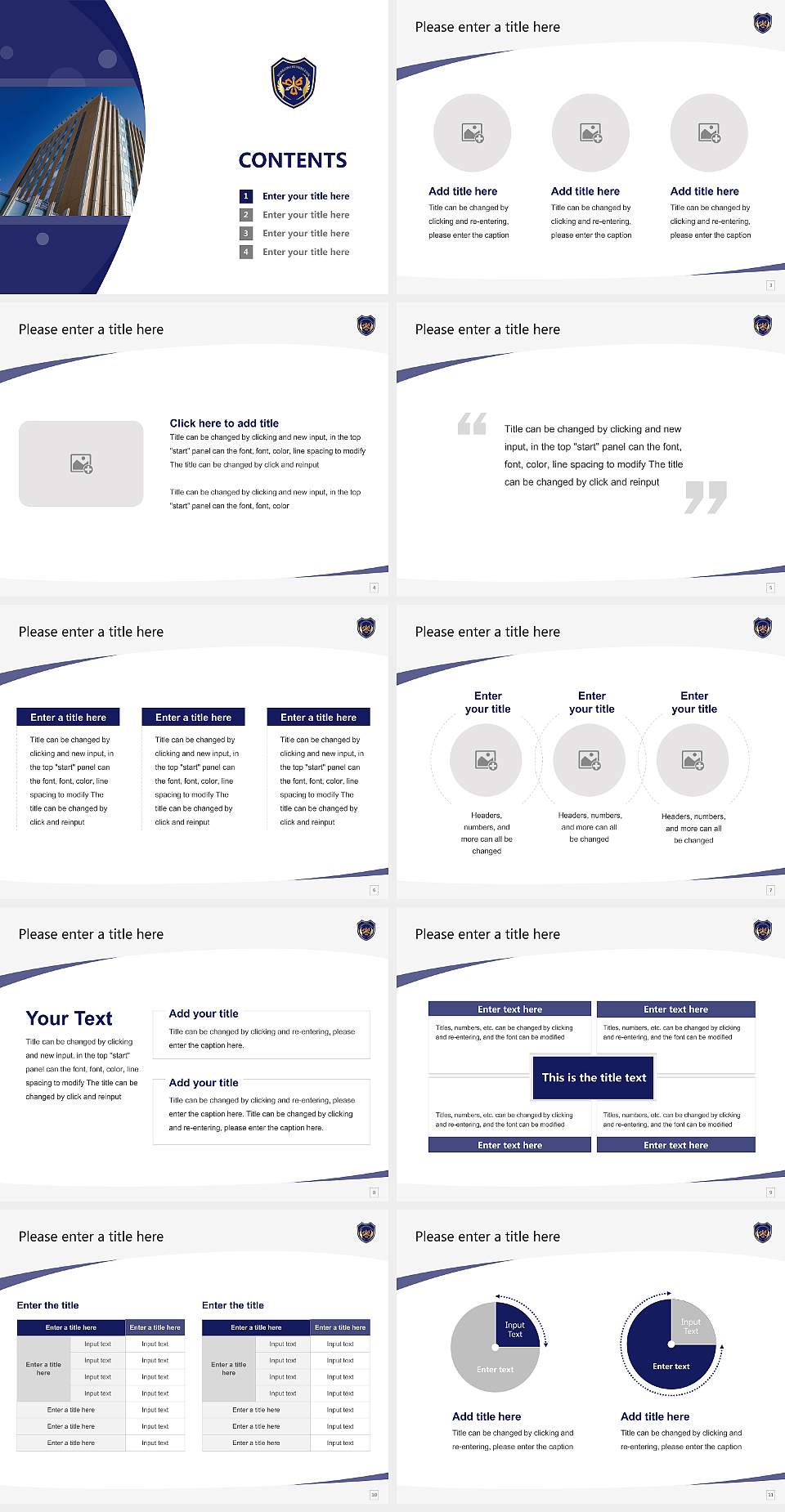 Hokkaido Bunkyo University Course/Courseware Creation PPT Template4:3 ratio PPT effect preview image2