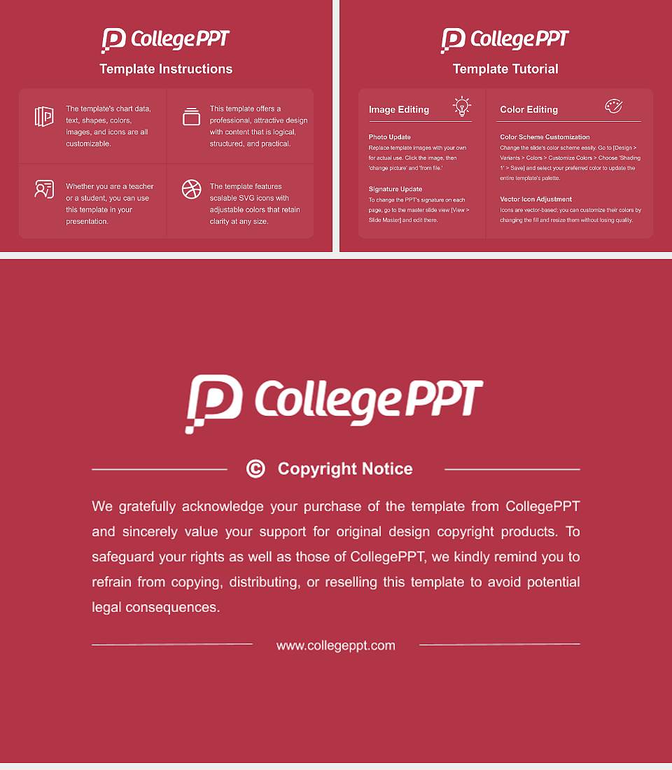 Institute of Technologists Course/Courseware Creation PPT Template4:3 ratio PPT effect preview image5