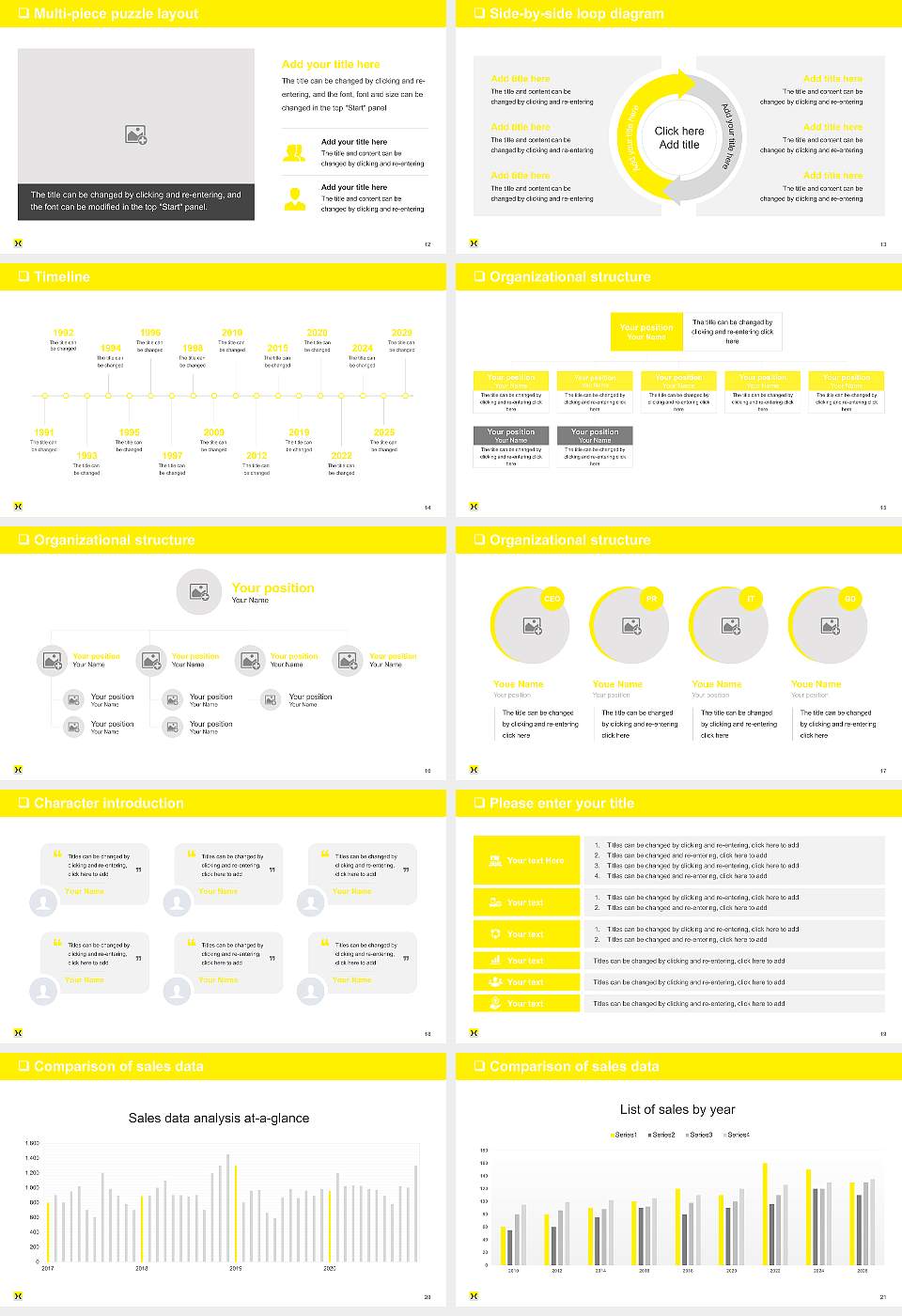 Hijiyama University General Purpose PPT Template16:9 ratio PPT effect preview image3
