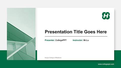Hyogo College of Medicine General Purpose PPT Template