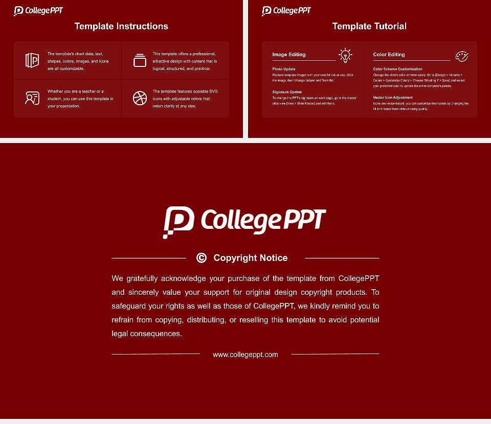 Hirosaki Gakuin University Course/Courseware Creation PPT Template16:9 ratio PPT effect preview image5