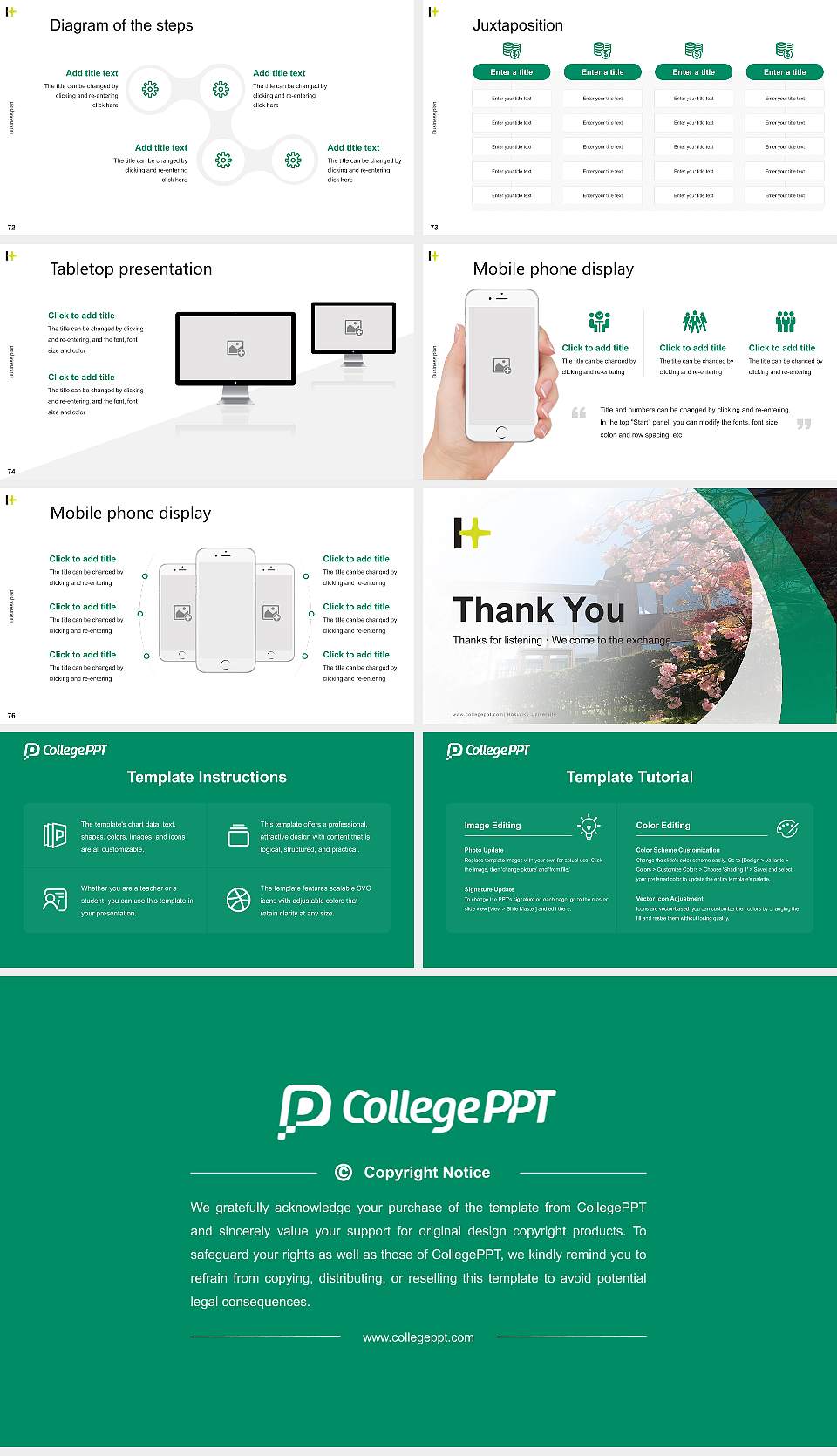 Hokuriku University Competition/Entrepreneurship Contest PPT Template16:9 ratio PPT effect preview image9
