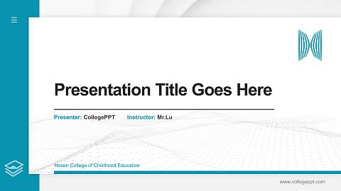 Hosen College of Childhood Education Thesis Proposal/Graduation Defense PPT Template