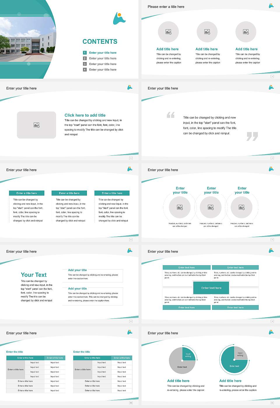 Hamamatsu University School of Medicine Course/Courseware Creation PPT Template16:9 ratio PPT effect preview image2