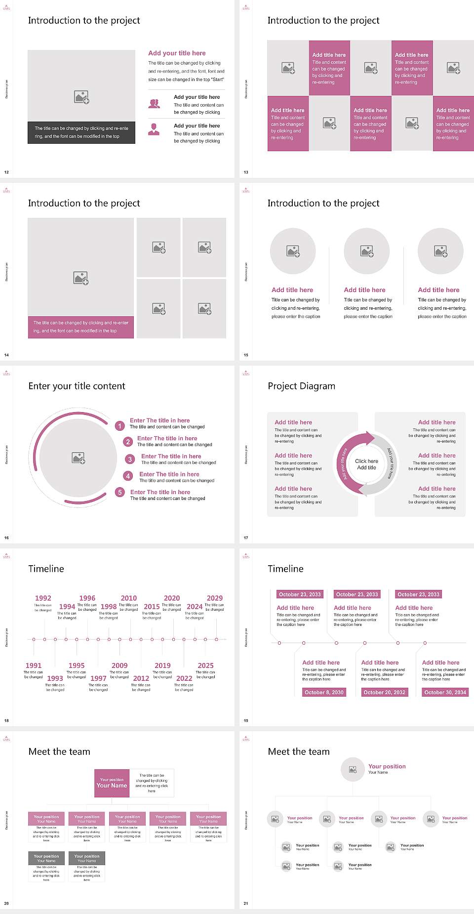 Heian Jogakuin (St. Agnes’) University Competition/Entrepreneurship Contest PPT Template4:3 ratio PPT effect preview image3