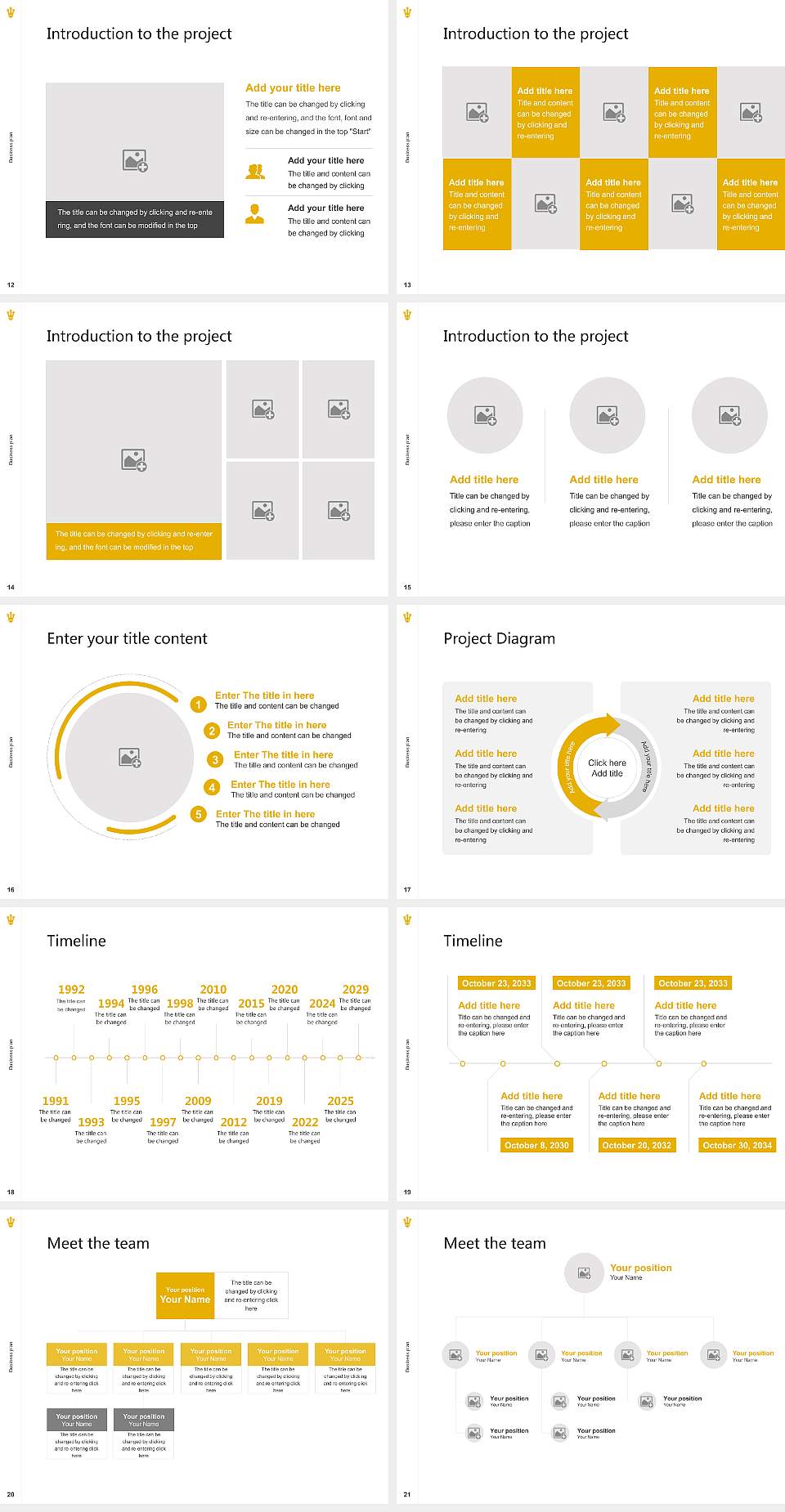 Hoshi University Competition/Entrepreneurship Contest PPT Template4:3 ratio PPT effect preview image3