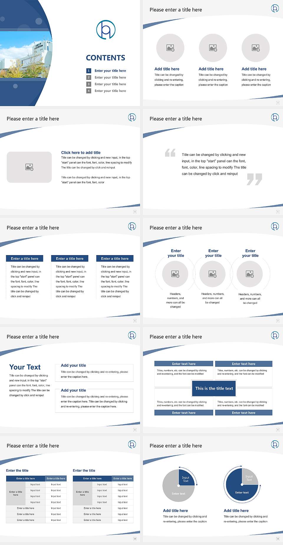 Hyogo University Course/Courseware Creation PPT Template4:3 ratio PPT effect preview image2