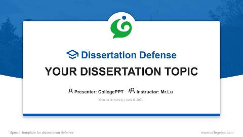 Gunma University Graduation Thesis Defense PPT Template