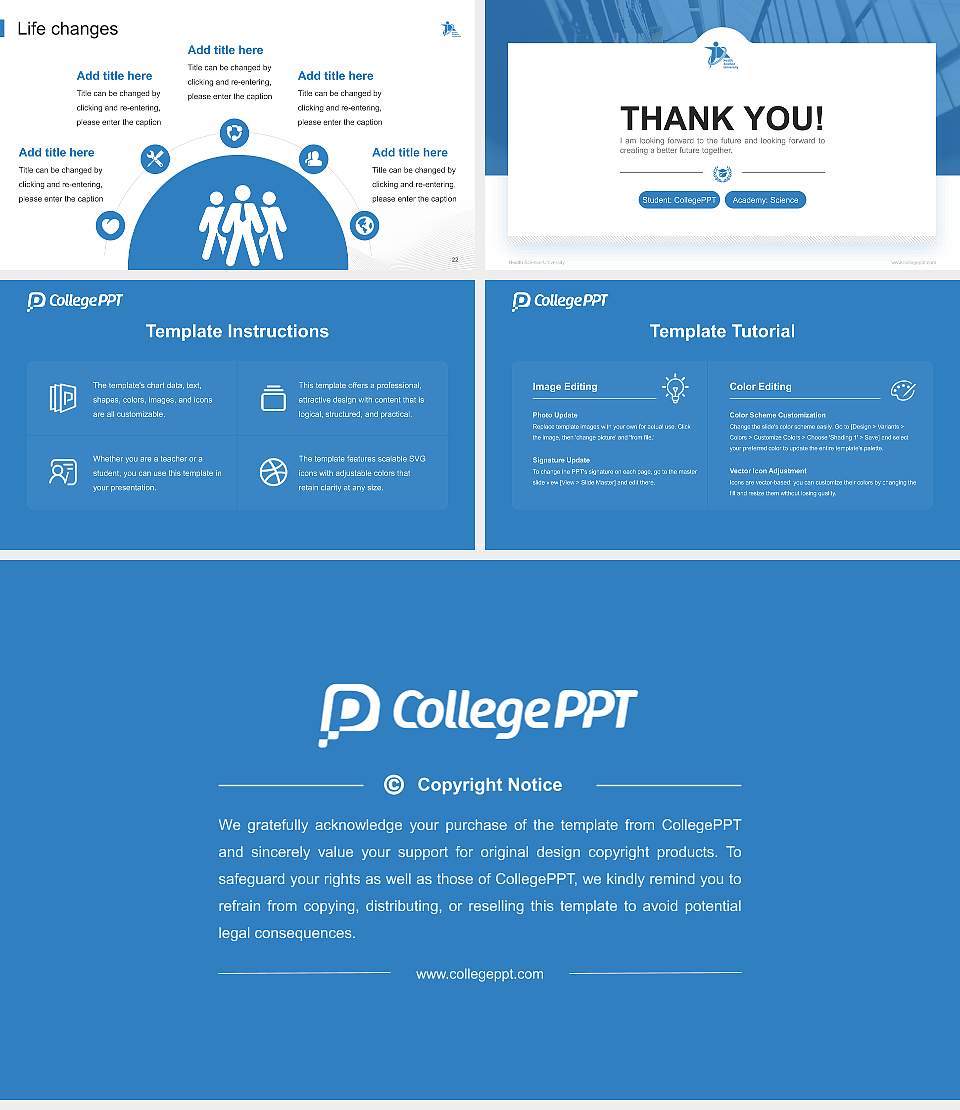 Health Science University National Scholarship Defense PPT Template16:9 ratio PPT effect preview image4
