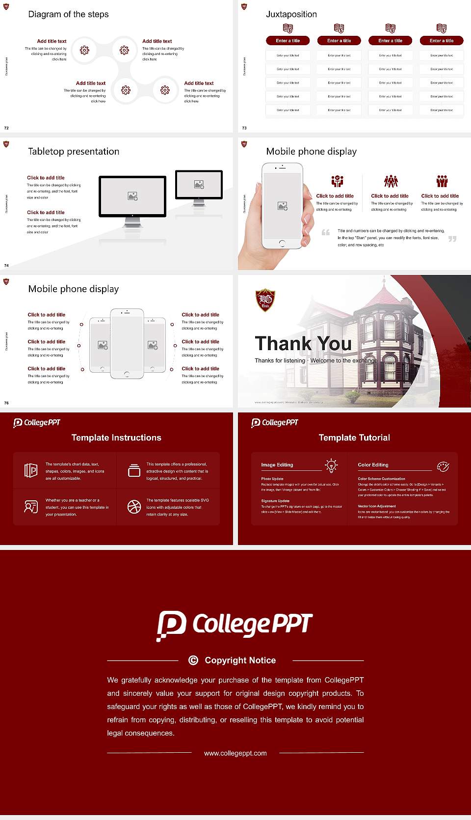 Hirosaki Gakuin University Competition/Entrepreneurship Contest PPT Template16:9 ratio PPT effect preview image9