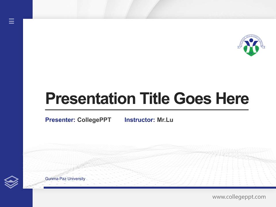 Gunma Paz University Thesis Proposal/Graduation Defense PPT Template4:3 ratio PPT effect preview image5