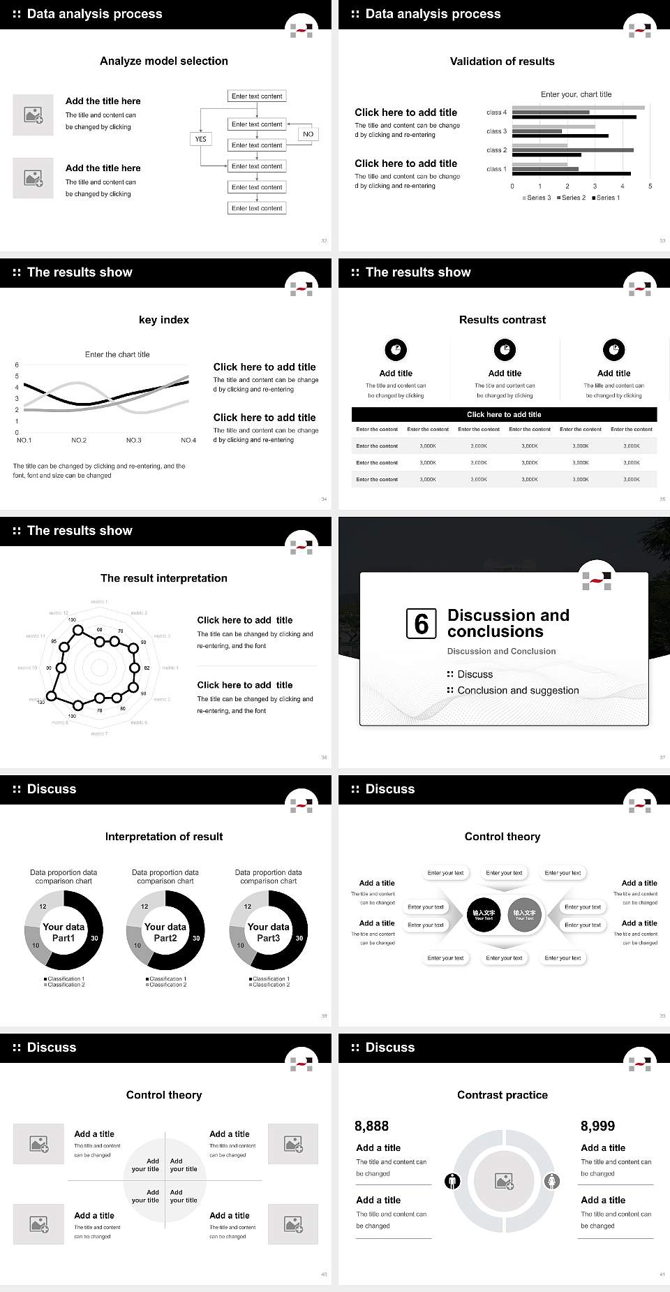 Hiroshima Institute of Technology Graduation Thesis Defense PPT Template4:3 ratio PPT effect preview image5