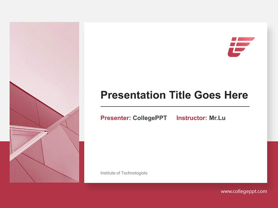 Institute of Technologists General Purpose PPT Template4:3 ratio PPT effect preview image6