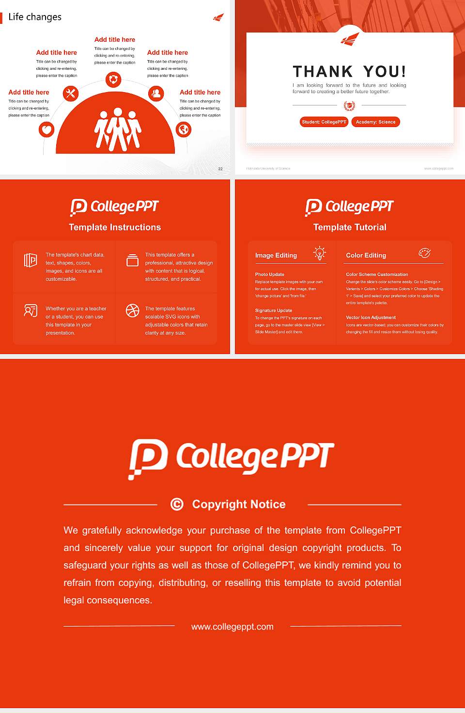Hokkaido University of Science National Scholarship Defense PPT Template4:3 ratio PPT effect preview image4