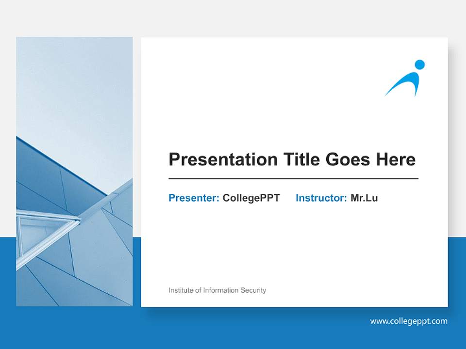 Institute of Information Security General Purpose PPT Template4:3 ratio PPT effect preview image6