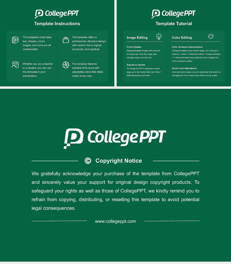 Hannan University Course/Courseware Creation PPT Template4:3 ratio PPT effect preview image5