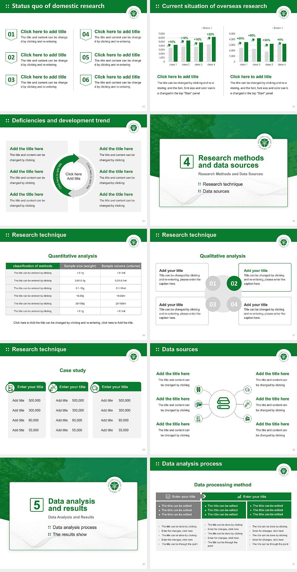 Hokkaido University Graduation Thesis Defense PPT Template4:3 ratio PPT effect preview image4