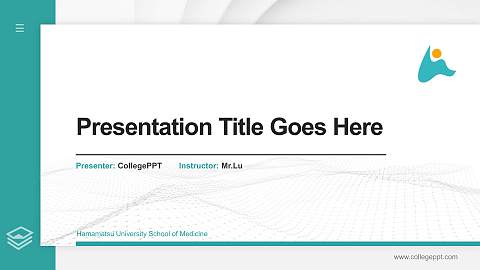 Hamamatsu University School of Medicine Thesis Proposal/Graduation Defense PPT Template