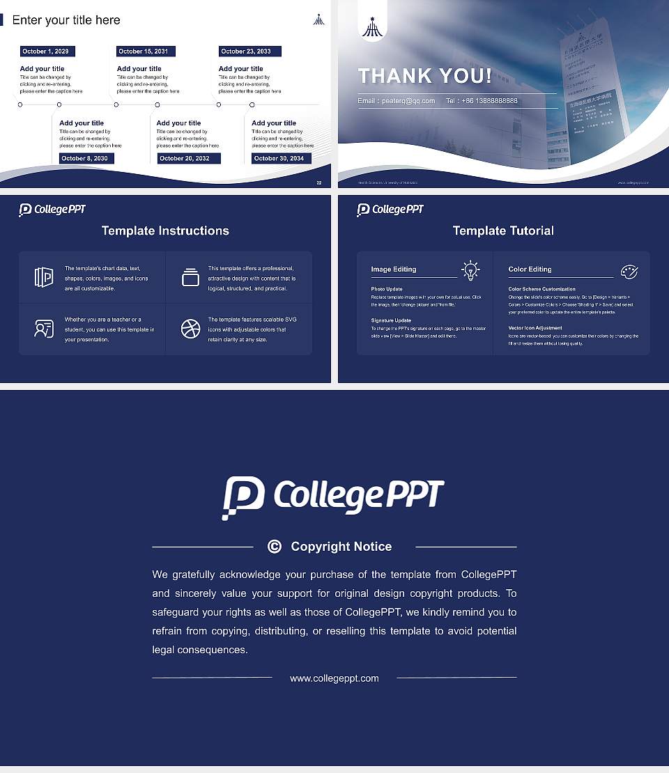 Health Sciences University of Hokkaido Lecture Sharing and Networking Event PPT Template16:9 ratio PPT effect preview image4