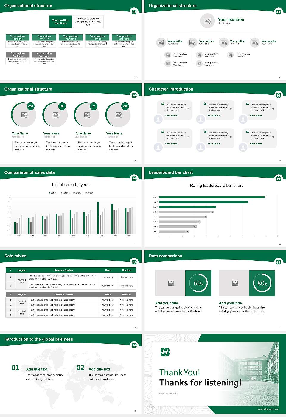 Hyogo College of Medicine Academic Presentation/Research Findings Report PPT Template16:9 ratio PPT effect preview image4