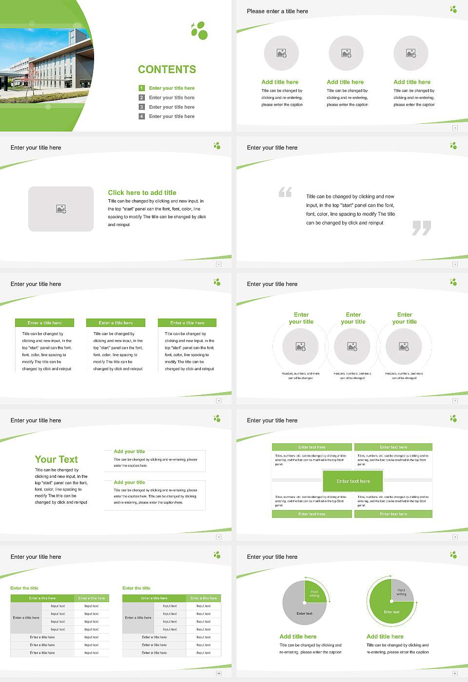 Gifu Kyoritsu University Course/Courseware Creation PPT Template16:9 ratio PPT effect preview image2
