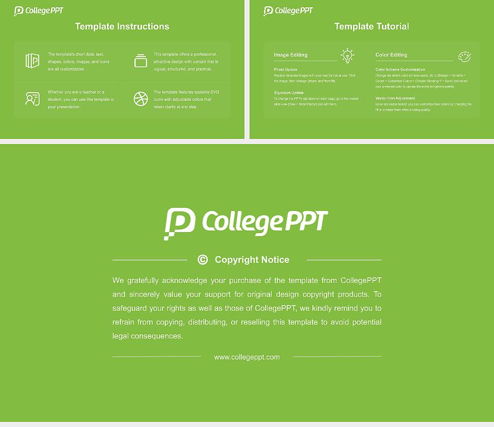 Gifu Kyoritsu University Course/Courseware Creation PPT Template16:9 ratio PPT effect preview image5