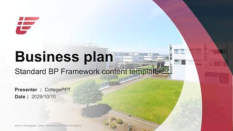 Institute of Technologists Competition/Entrepreneurship Contest PPT Template