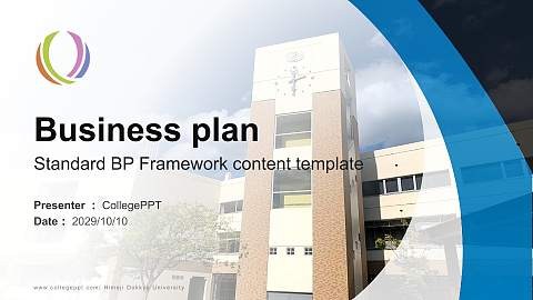 Himeji Dokkyo University Competition/Entrepreneurship Contest PPT Template