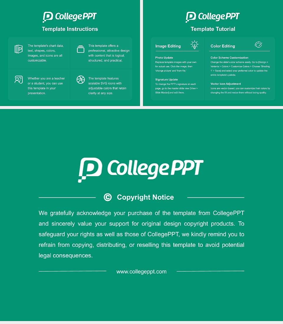Hokkaido Chitose College of Rehabilitation Course/Courseware Creation PPT Template4:3 ratio PPT effect preview image5