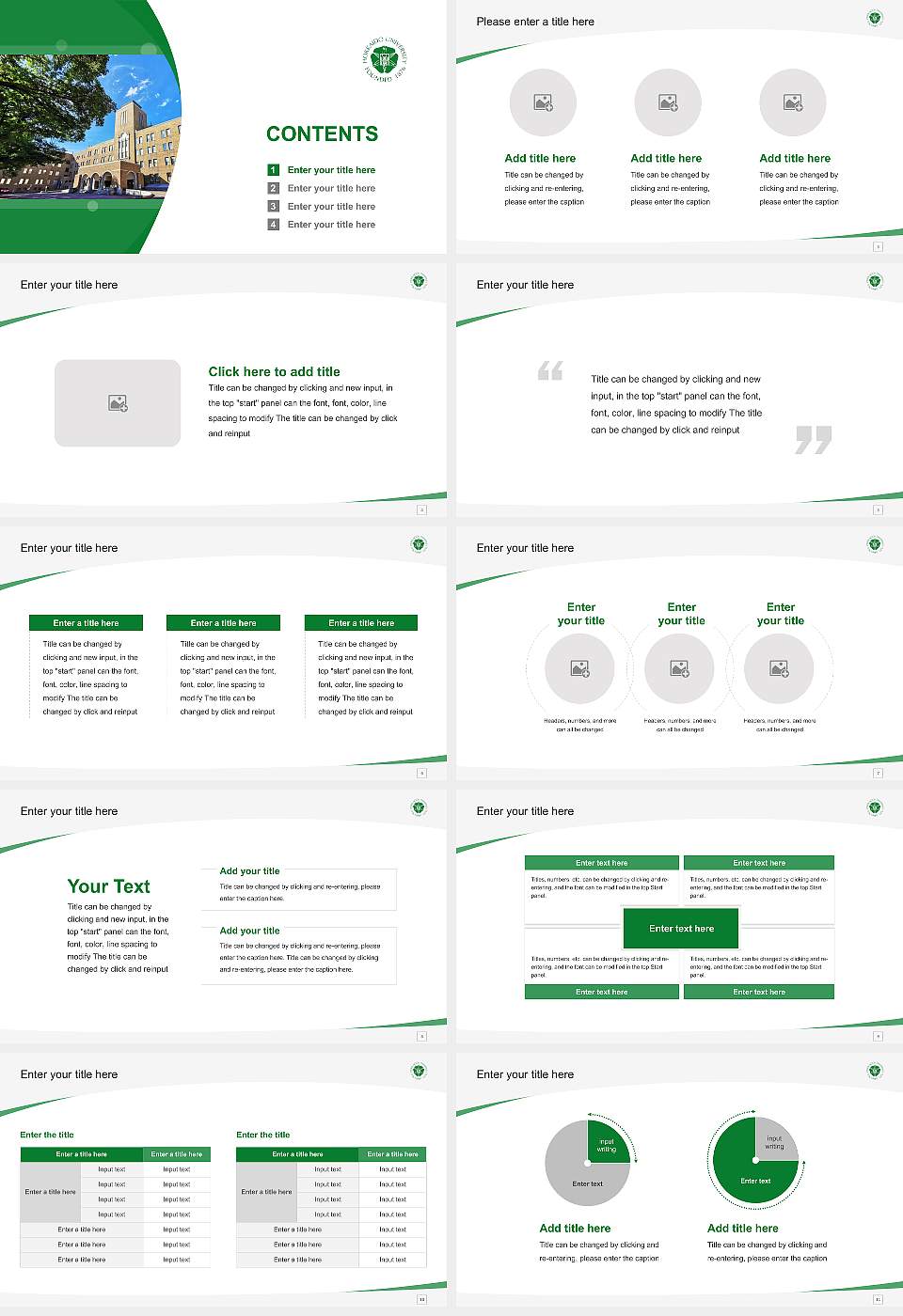 Hokkaido University Course/Courseware Creation PPT Template16:9 ratio PPT effect preview image2
