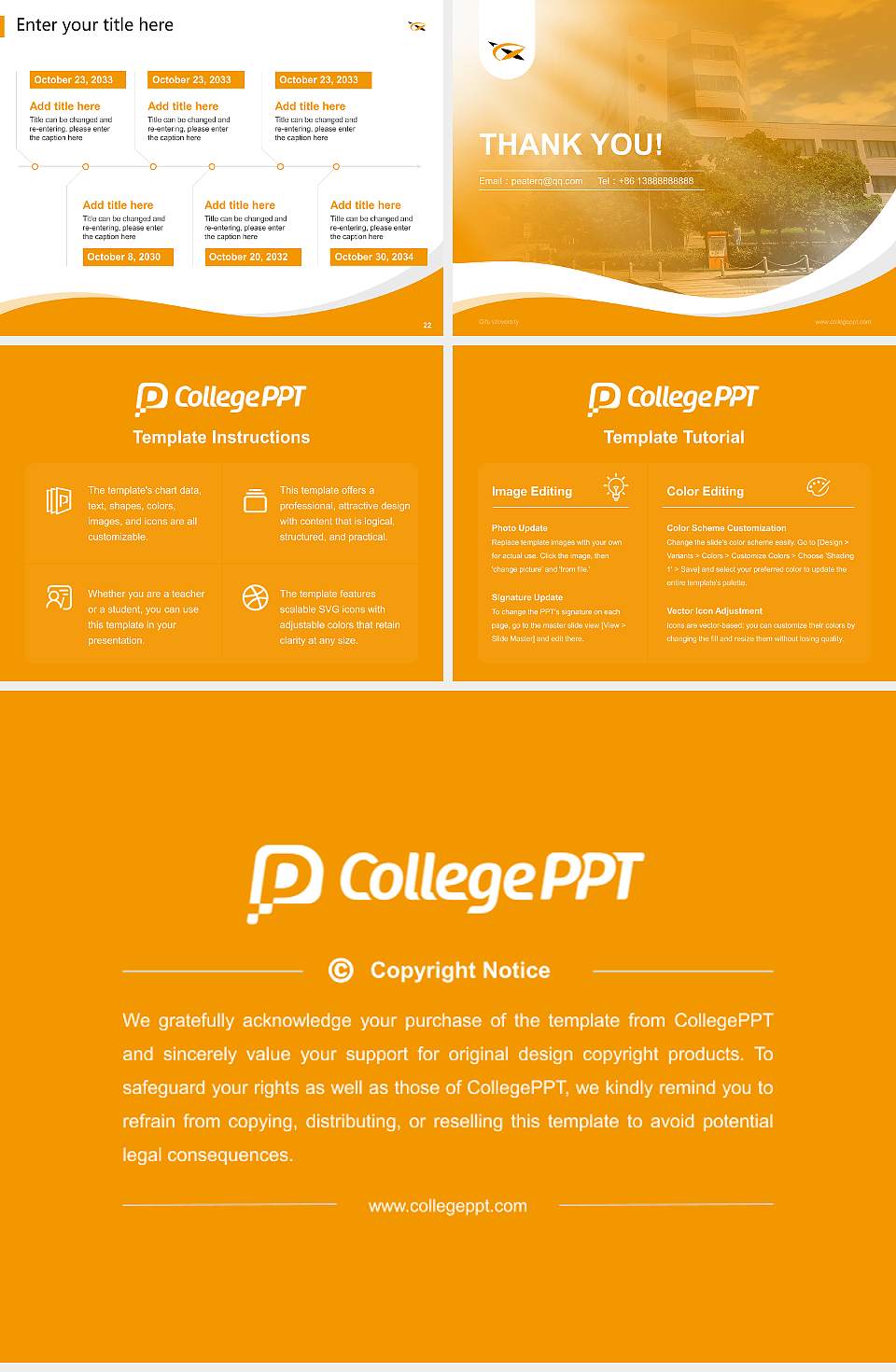 Gifu University Lecture Sharing and Networking Event PPT Template4:3 ratio PPT effect preview image4