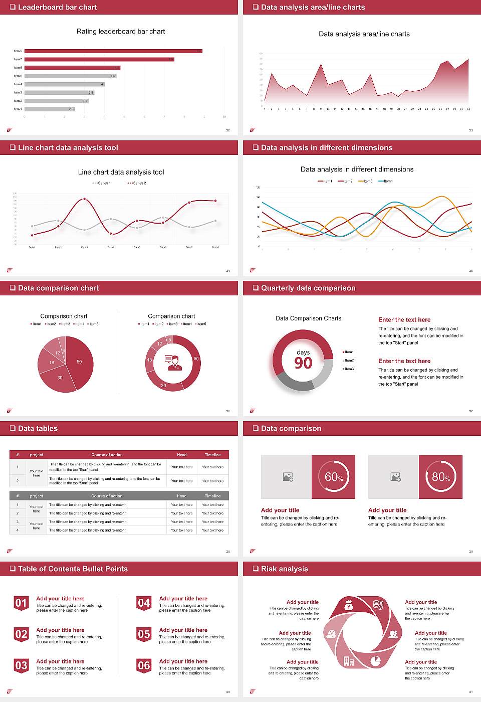 Institute of Technologists General Purpose PPT Template16:9 ratio PPT effect preview image4