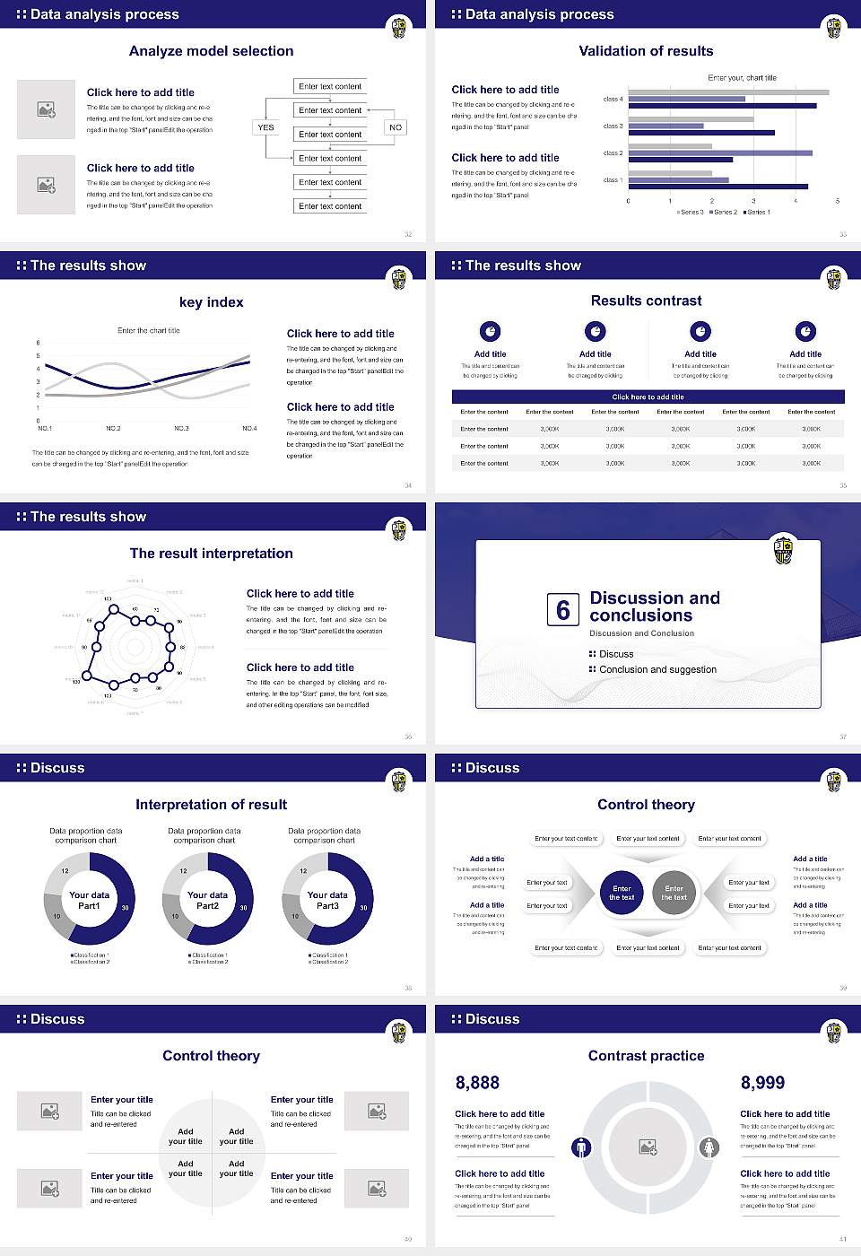 Ikuei University Graduation Thesis Defense PPT Template16:9 ratio PPT effect preview image5