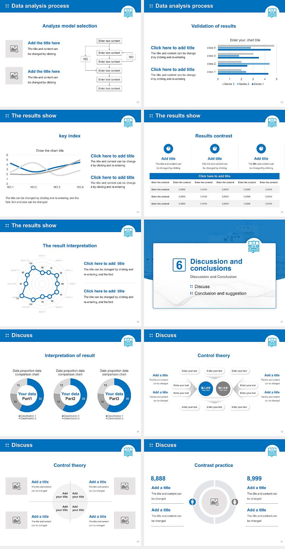 Hokkai School of Commerce Graduation Thesis Defense PPT Template4:3 ratio PPT effect preview image5