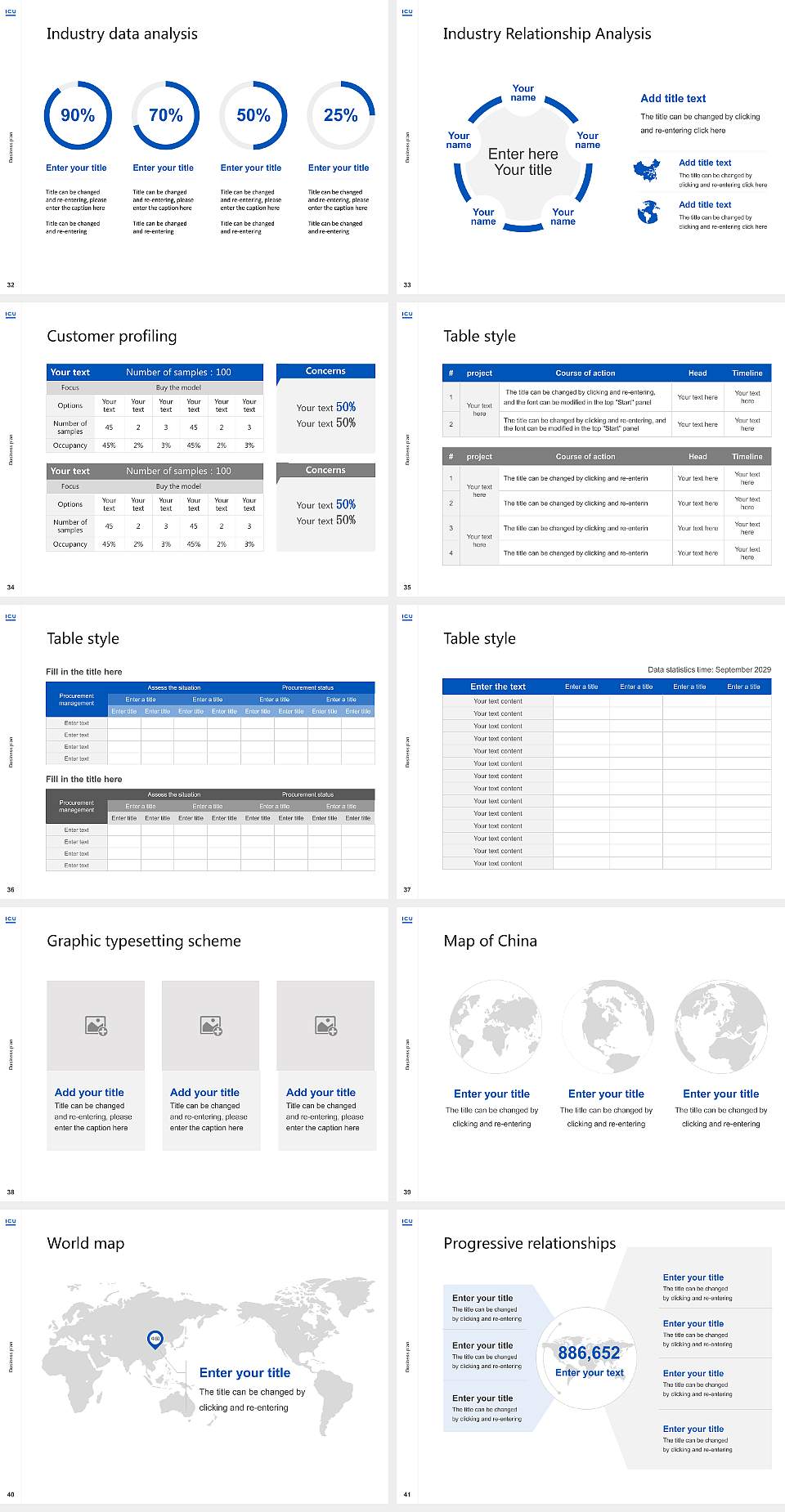 International Christian University Competition/Entrepreneurship Contest PPT Template4:3 ratio PPT effect preview image5