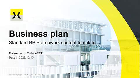 Hijiyama University Competition/Entrepreneurship Contest PPT Template