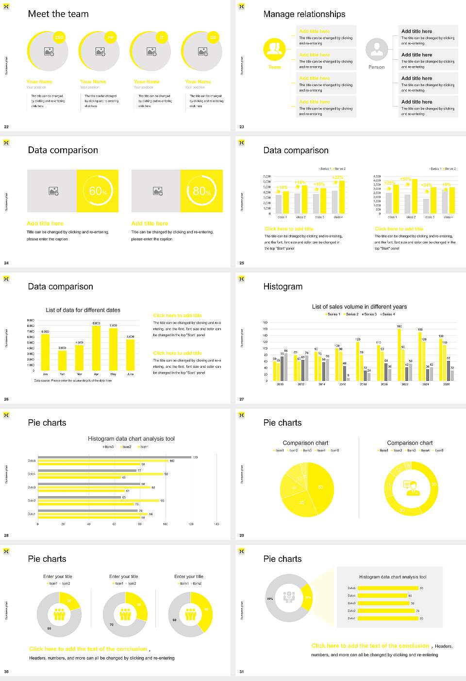Hijiyama University Competition/Entrepreneurship Contest PPT Template16:9 ratio PPT effect preview image4