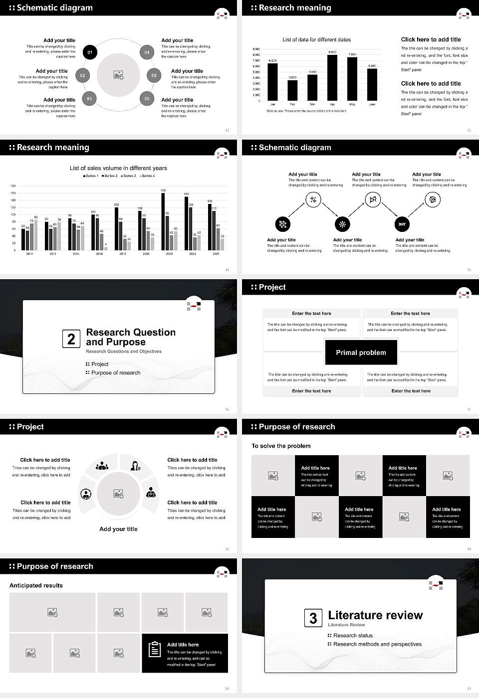 Hiroshima Institute of Technology Graduation Thesis Defense PPT Template16:9 ratio PPT effect preview image3