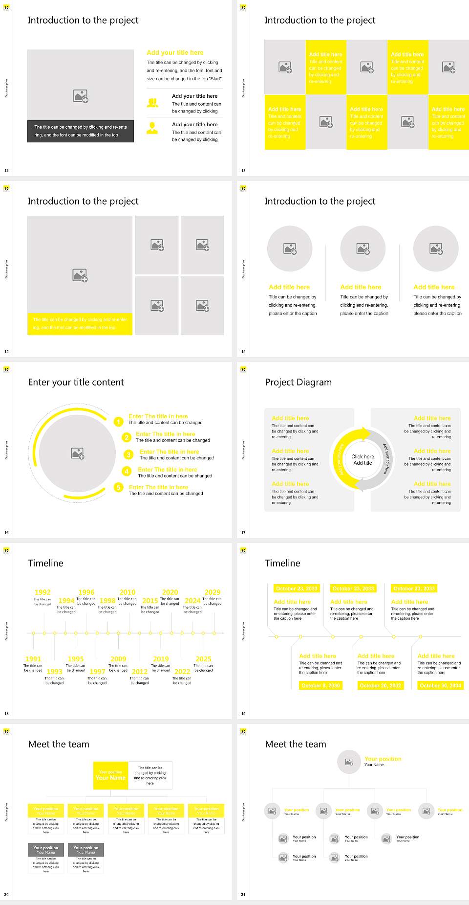 Hijiyama University Competition/Entrepreneurship Contest PPT Template4:3 ratio PPT effect preview image3