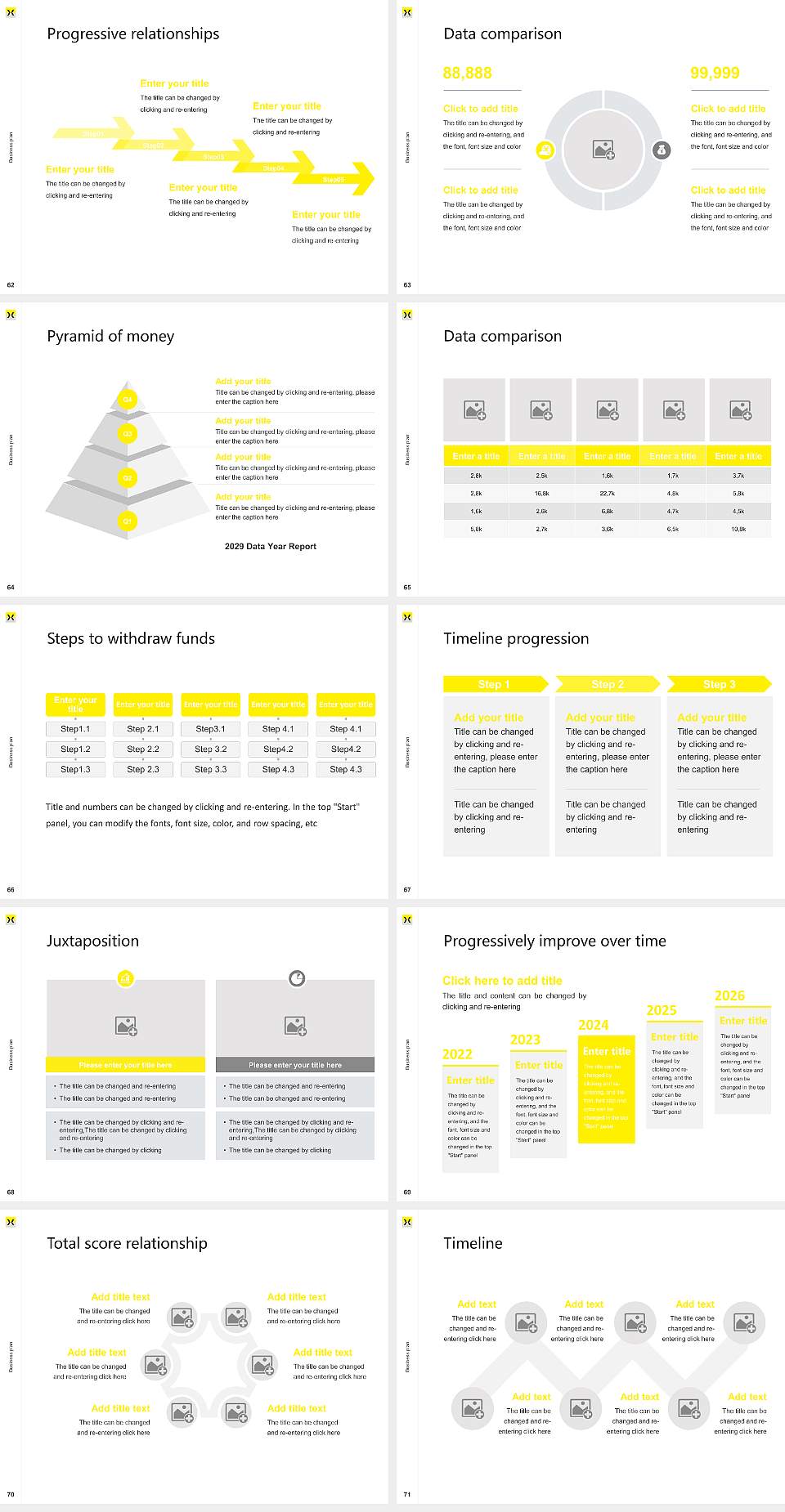 Hijiyama University Competition/Entrepreneurship Contest PPT Template4:3 ratio PPT effect preview image8