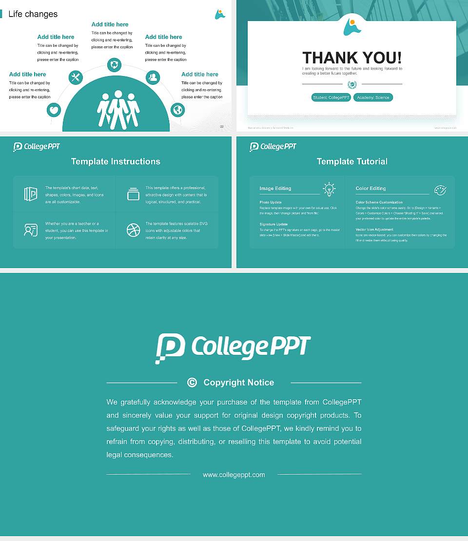Hamamatsu University School of Medicine National Scholarship Defense PPT Template16:9 ratio PPT effect preview image4