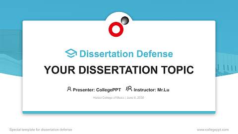 Heisei College of Music Graduation Thesis Defense PPT Template