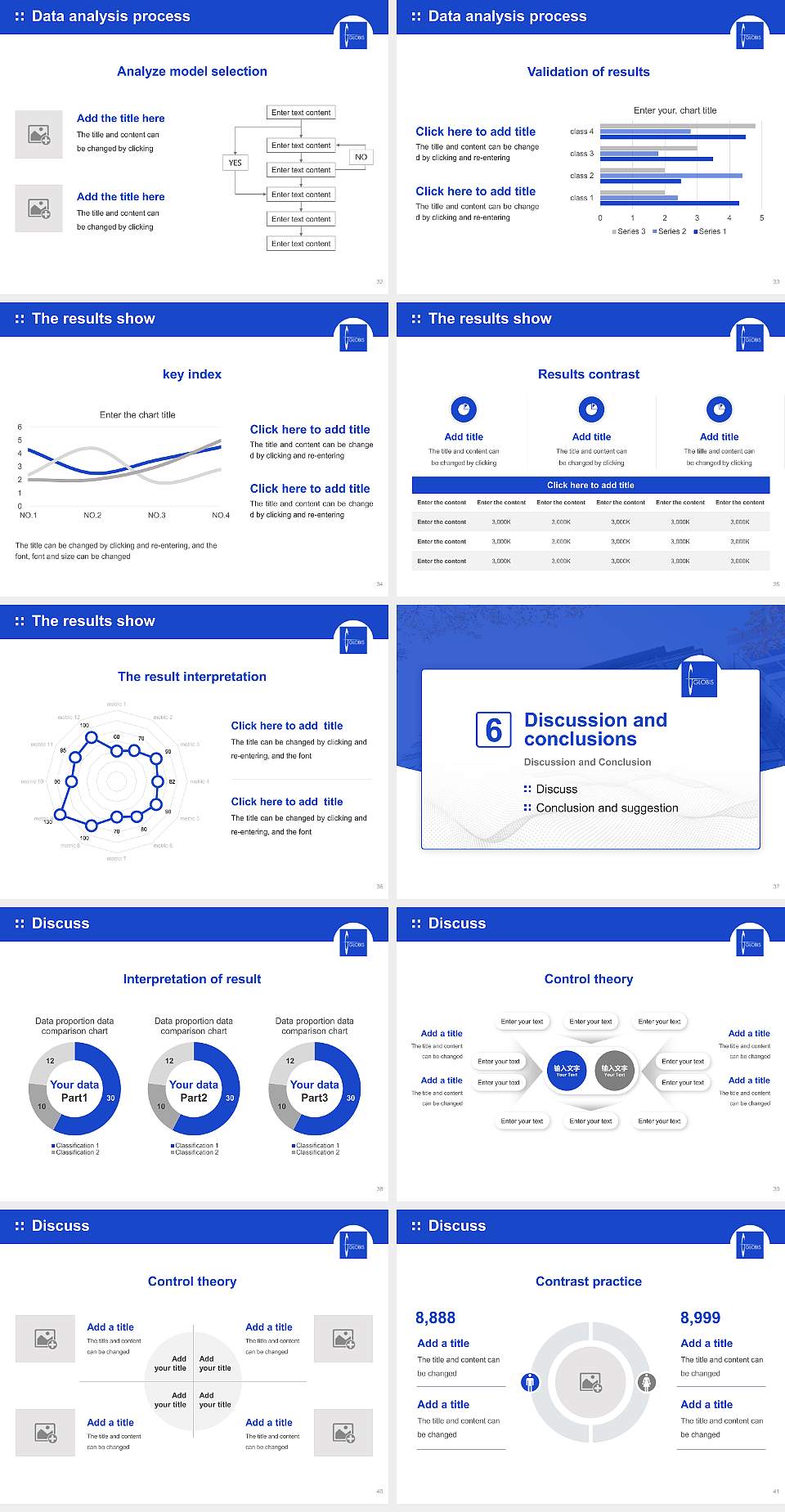 Graduate School of Management, GLOBIS University Graduation Thesis Defense PPT Template4:3 ratio PPT effect preview image5