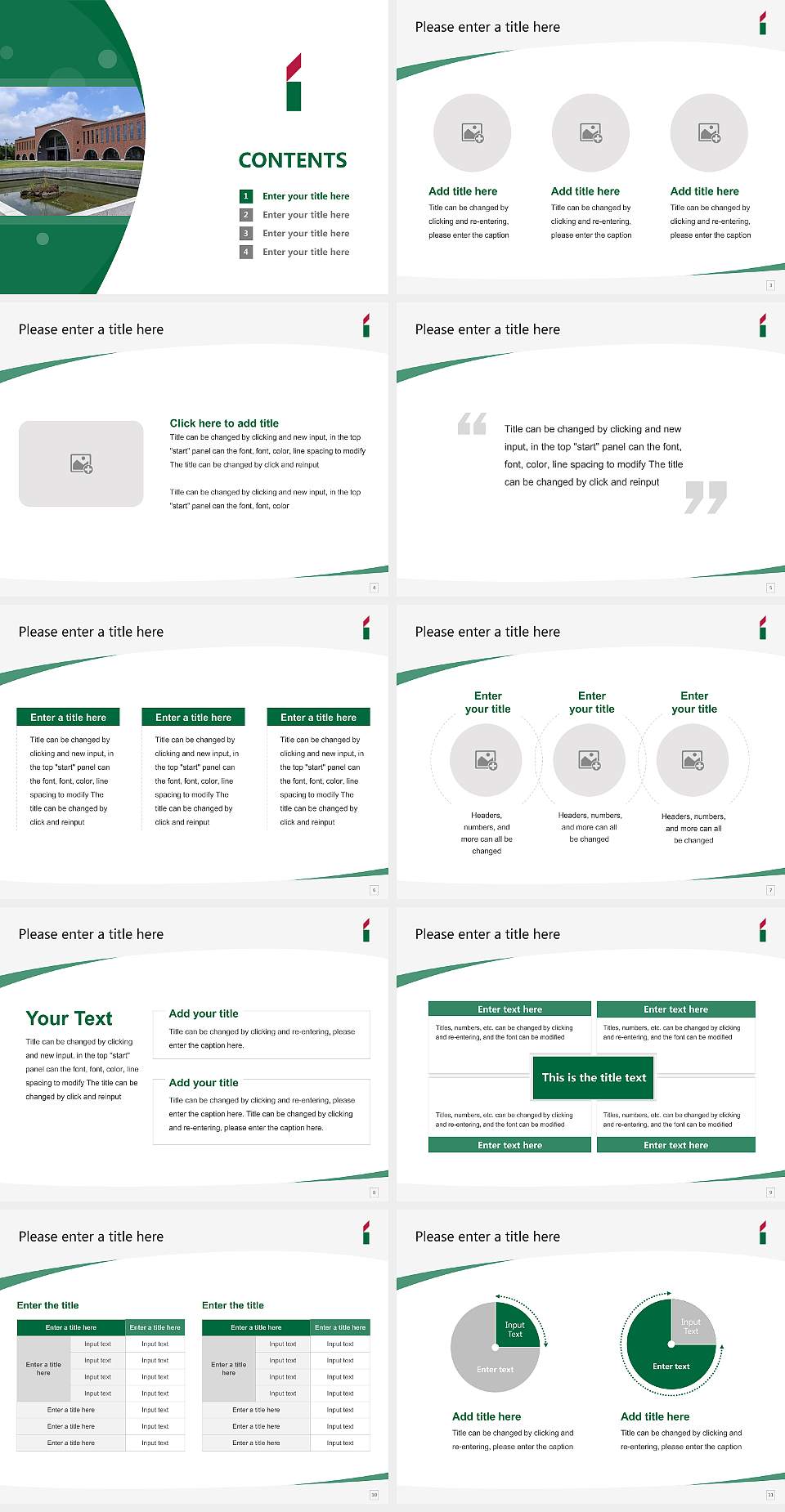 Ibaraki University Course/Courseware Creation PPT Template4:3 ratio PPT effect preview image2