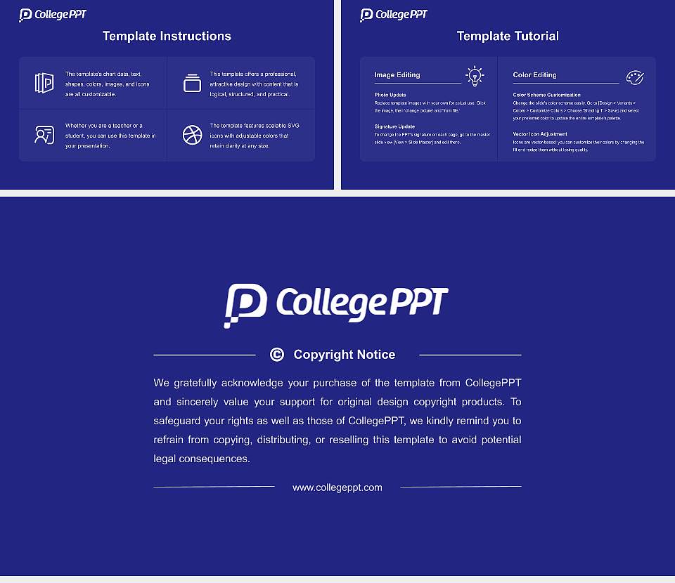 Hokusei Gakuen University Course/Courseware Creation PPT Template16:9 ratio PPT effect preview image5