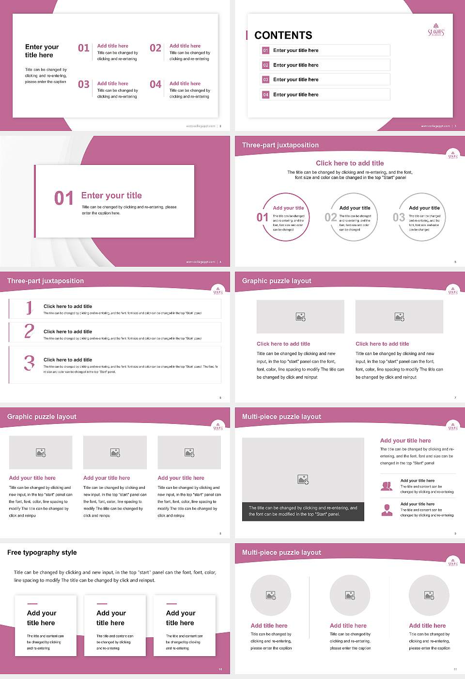 Heian Jogakuin (St. Agnes’) University Academic Presentation/Research Findings Report PPT Template16:9 ratio PPT effect preview image2